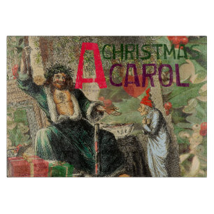 Tabla De Cortar Ilustración del Fantasma de la Navidad Presente Sc