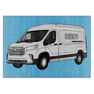 Tabla De Cortar Ilustracion del personalizado de la camioneta de e