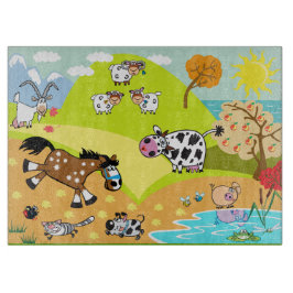 Tabla De Cortar ilustracion infantil