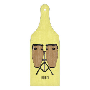 Tabla De Cortar Ilustracion personalizado Bongo drum