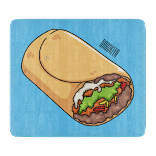 Tabla De Cortar Ilustracion personalizado Burrito