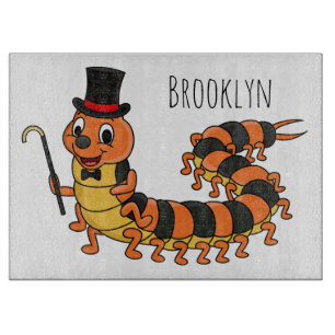 Tabla De Cortar Ilustracion personalizado de centipede gracioso