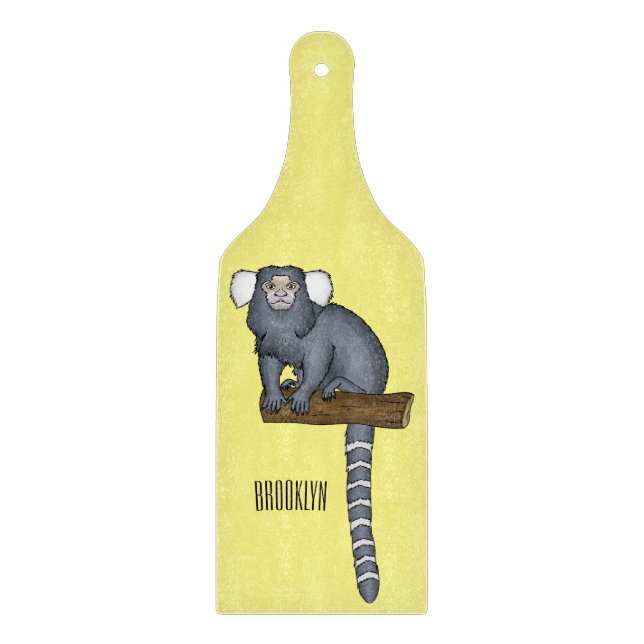 Tabla De Cortar Ilustracion personalizado de marmoset común (Anverso)