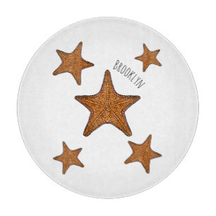 Tabla De Cortar Ilustracion personalizado de pez estrella