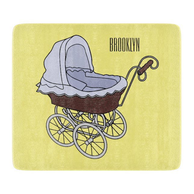 Tabla De Cortar Ilustracion personalizado de Stroller (Anverso)