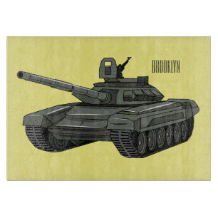 Tabla De Cortar Ilustracion personalizado de tanques