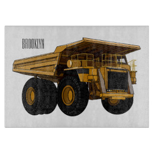 Tabla De Cortar Ilustracion personalizado del camión de altura