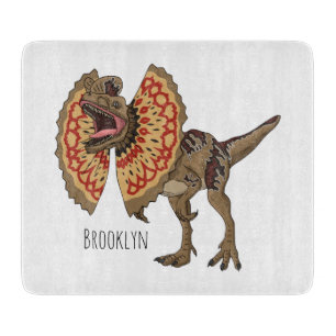 Tabla De Cortar Ilustracion personalizado Dilophosaurus