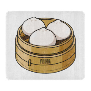 Tabla De Cortar Ilustracion personalizado Dim sum