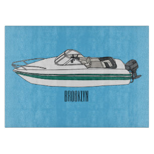 Tabla De Cortar Ilustracion personalizado en motocicleta