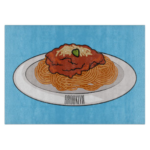 Tabla De Cortar Ilustracion personalizado Spaghetti