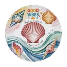 Tabla De Cortar Ilustracion Retro Beach de Summer Vibes