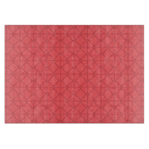 Tabla De Cortar Ilustracion rojo pastel, fresco, moderno y decorat