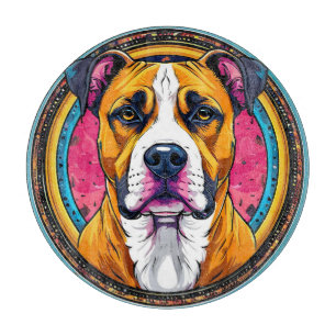 Tabla De Cortar Ilustración Vectorial de Perro