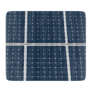 Tabla De Cortar Imagen divertida de un panel de energía solar