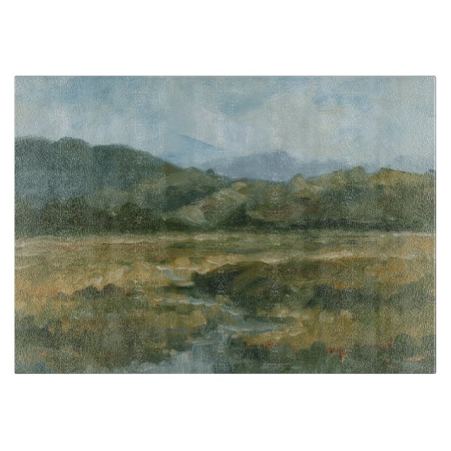 Tabla De Cortar Impasto Paisaje III (Anverso)
