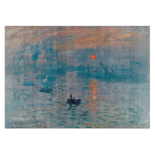 Tabla De Cortar Impresión Amanecer Claude Monet 