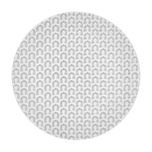 Tabla De Cortar Impresión de caballos montando pandillas en herrad