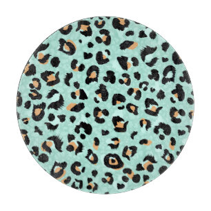 Tabla De Cortar Impresión de leopardo, patrón animal