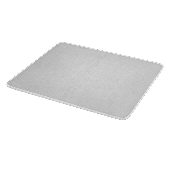 Tabla De Cortar Impresión digital de madera rústica blanca (Borde)