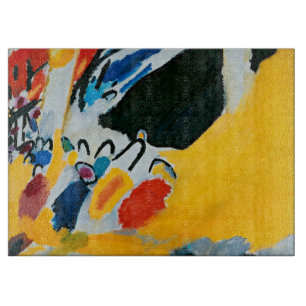 Tabla De Cortar Impresión III Concierto Pintura Abstracta de Kandi