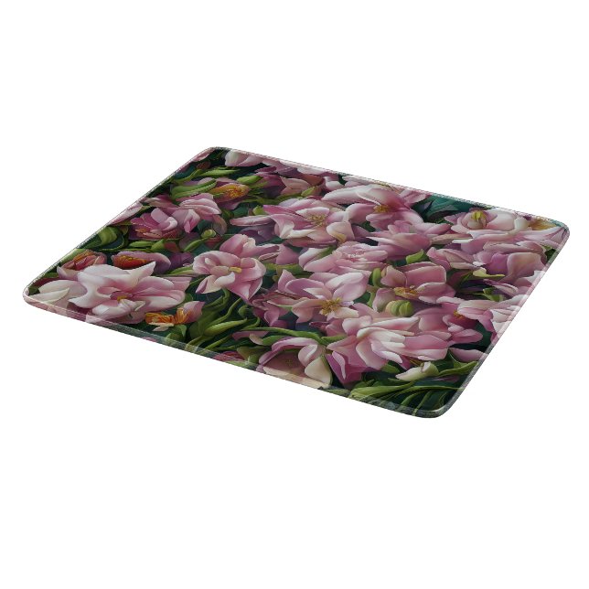 Tabla De Cortar Impresiones de flores silvestres (Borde)