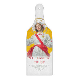 Tabla De Cortar In Grease We Trust. Saint of the Kitchen 