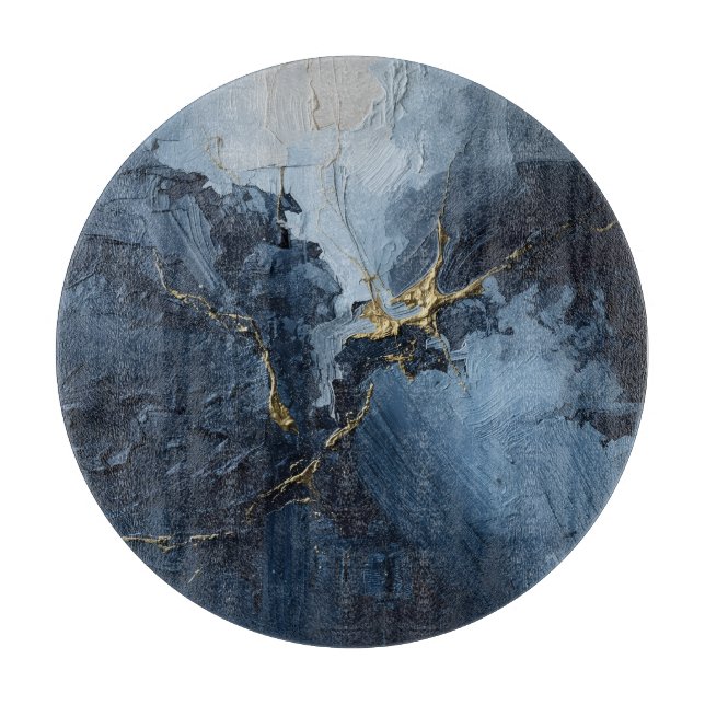 Tabla De Cortar "Indigo Rhapsody" (Anverso)