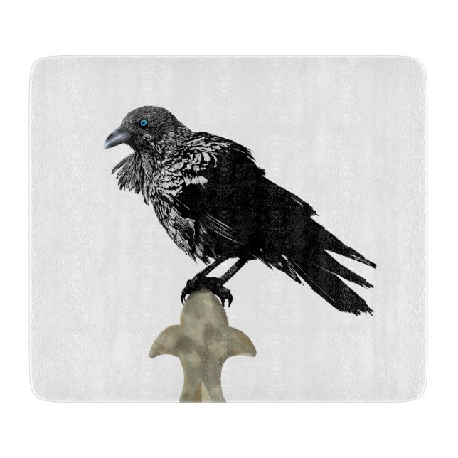 Tabla De Cortar Inked Raven (Anverso)