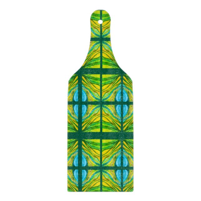 Tabla De Cortar Inspiraciones del desierto verde (Anverso)