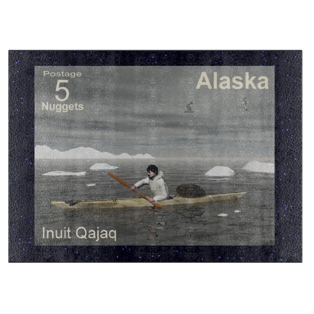 Tabla De Cortar Inuit Kayak (Anverso)
