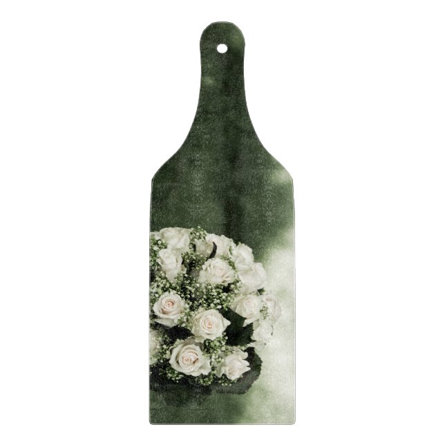 Tabla De Cortar Invitaciones de boda elegantes (Anverso)