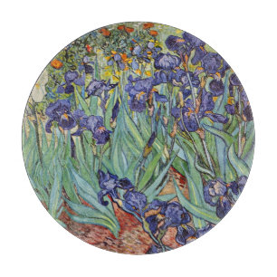 Tabla De Cortar Iris de Van Gogh Pintura Impresionista