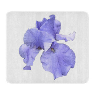 Tabla De Cortar Iris púrpura barbudo alto