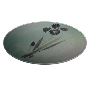 Tabla De Cortar Iris Ukiyo-e japonés elegante y sencillo