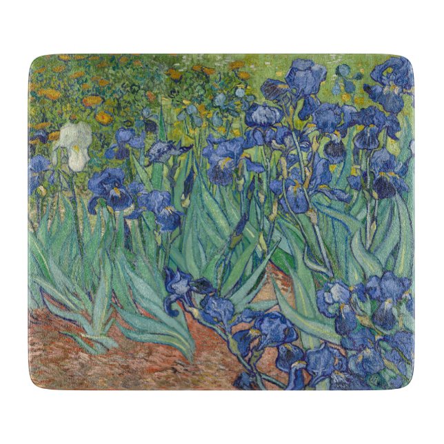 Tabla De Cortar Irises de Van Gogh (Anverso)