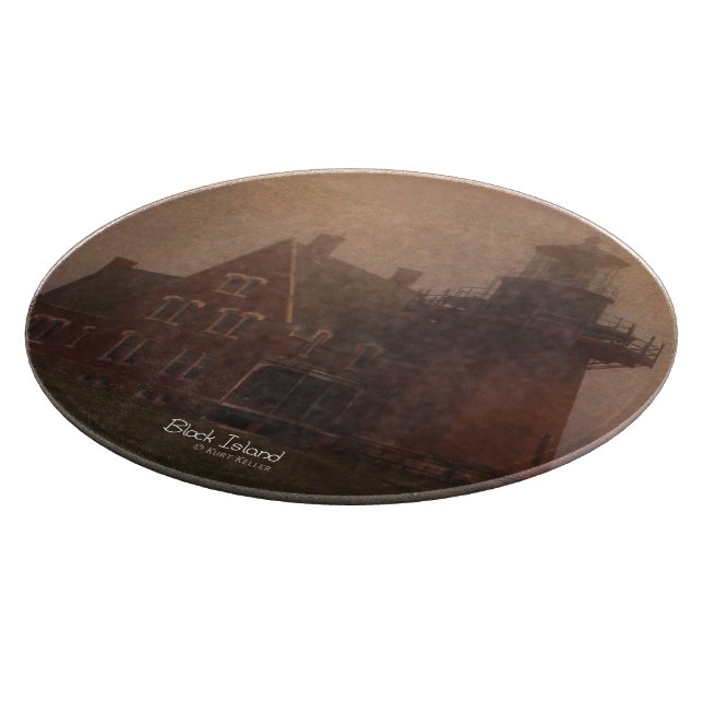 Tabla De Cortar Isla de bloques (Borde)