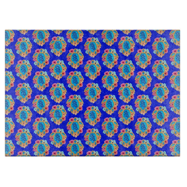 Tabla De Cortar Isla Tortugas tropicales (Anverso)