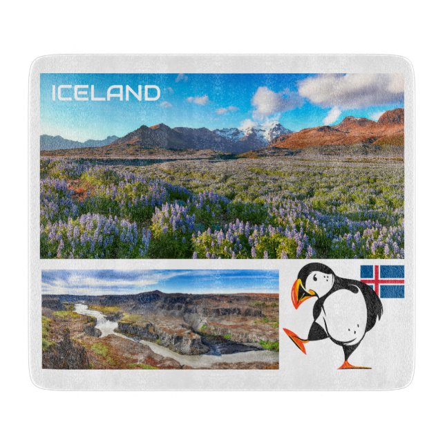 Tabla De Cortar Islandia (Anverso)