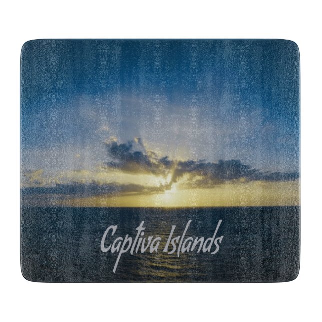Tabla De Cortar Islas Captiva Florida (Anverso)
