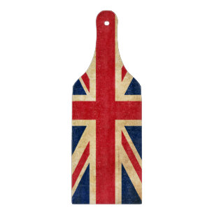 Tabla De Cortar Jack de la Unión de Bandera del Reino Unido