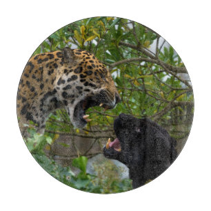 Tabla De Cortar Jaguares enamorados