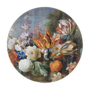 Tabla De Cortar Jakob Bogdani Tulips Peonies y otras flores