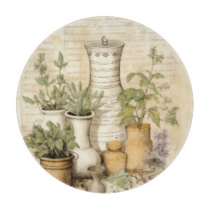 Tabla De Cortar Jardín de hierbas podridas personalizable