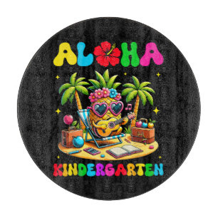 Tabla De Cortar Jardín de infancia Aloha Piña Hawái Vuelta al cole