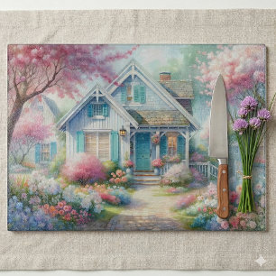 Tabla De Cortar Jardín de la Casa Azul en Blossom Lane