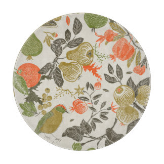 Tabla De Cortar Jardín de la fruta de las aves: sin mar