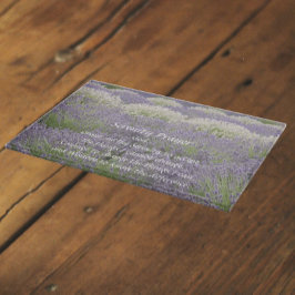 Tabla De Cortar Jardín de lavanda de la oración de la serenidad in