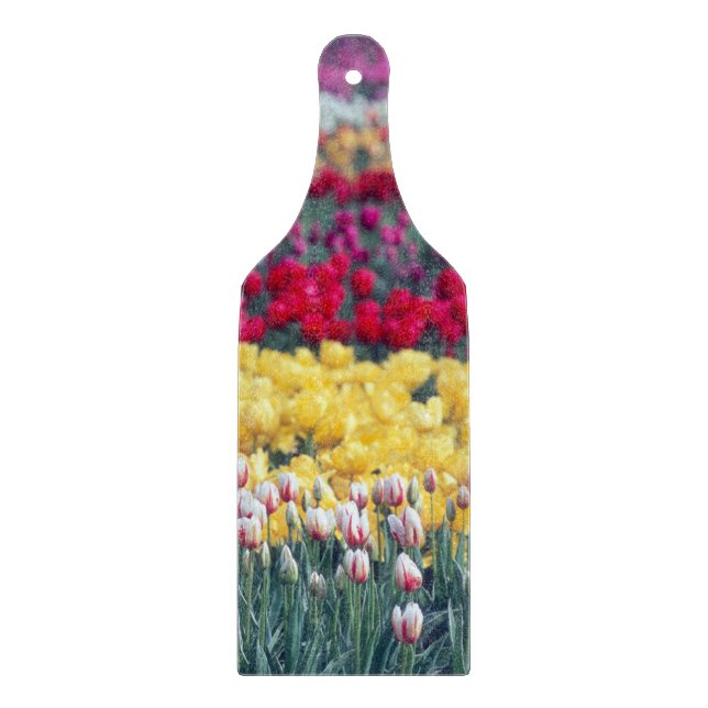 Tabla De Cortar jardín de tulipanes en el valle de Skagit, (Anverso)