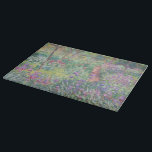 Tabla De Cortar Jardín en Giverny por Claude Monet<br><div class="desc">Claude Monet - Jardín en Giverny. Hermosa pintura impresionista de un jardín en Giverny de Claude Monet.</div>